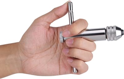 Dailygoods- Kraanmoersleutel T-Handgreep - Verstelbaar - Ratelsleutel - Hoogwaardige Legering - Roest- en Corrosiebestendig - M5-M12 Afmetingen - Kraanwrench