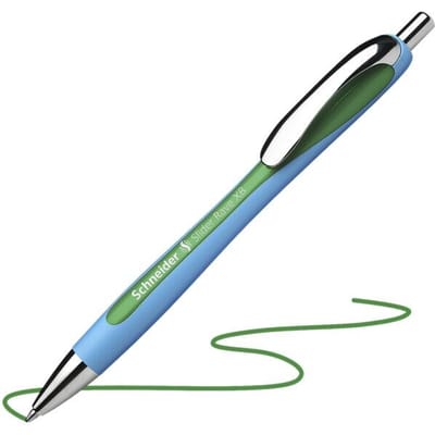 Schneider balpen - Slider Rave - penpunt XB - schrijfkleur groen - S-132504