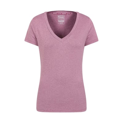 Mountain Warehouse Dames/Dames Vitaliteit V Hals T-shirt (Roze)