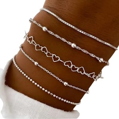 Livano Armband - Staal - Nep Zilver - Dames - Zilver