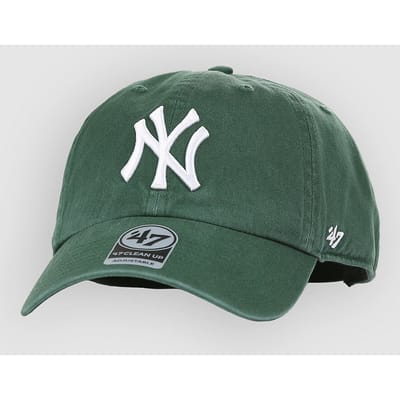 47 Brand New York Yankees MLB Clean Up Cap, Mannen, Groen, Pet, maat: One size