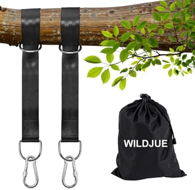 Schommel Hangbanden - Boombevestiging Set - Veilig Ophangen Schommel - Extra Sterk Nylon Polyester - 2000 Lbs Draagkracht - Groen