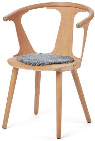 Sheepskin House - Kortharige Schapenvacht Stoel Cover - D34 cm