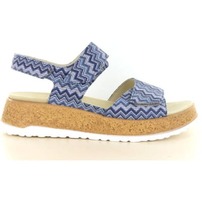 Dames Sandalen Waldlaufer H-libby 990001-141-198 Jeansblauw - Maat 38