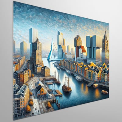 Kunstprint | Wanddecoratie | Dibond | 30 × 30 cm