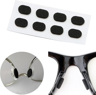 8 Stuks Neuspads - Neuspads Bril Antislip - Neusvleugels voor Bril - Bril Pads - Neuspads Bril Zelfklevend - LOUZIR