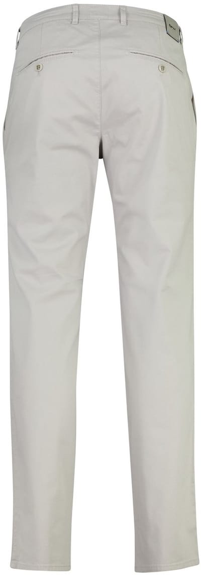 pantalon Brax Fabio grijs flatfront model normale fit