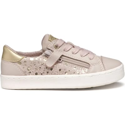 GEOX KILWI MEISJES Sneakers - LICHTROZE/PLATINA - Maat 31