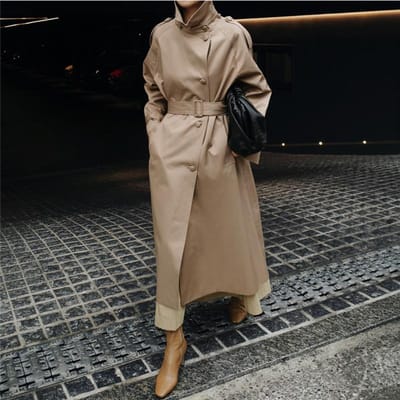 Windjack Dames Halflang Koreaanse Stijl Herfst Nieuwe Stijl Opstaande Kraag Slanke Taille Lange Mouwen Vetersluiting Damesjas XL gray
