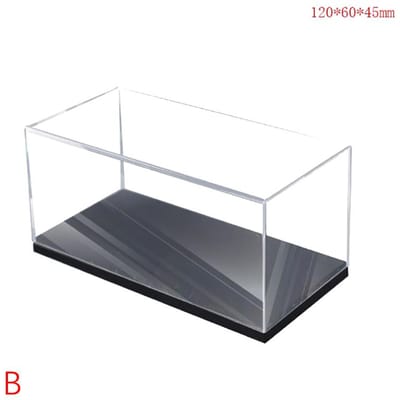 Duurzaam Drie Maten 1:64 Auto Model Display Box Transparante Beschermhoes Acryl Stofkap Opberghouder