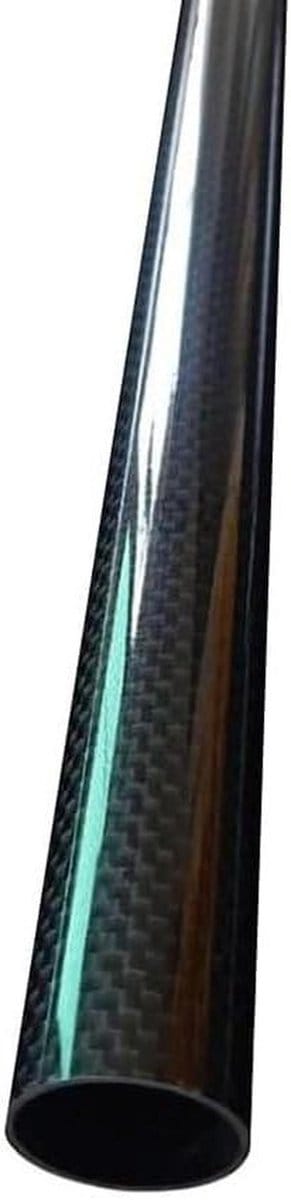 Koolstofvezel Buizen - Holle Tubing - Modelbouw Onderdelen - Hoge Sterkte Lichtgewicht - 2x 500mm - Zwart