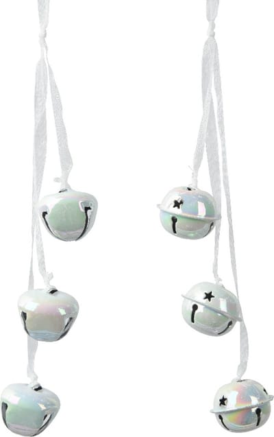 Kersthanger Bellen iriserend 28cm