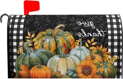 Brievenbus Cover - Postvak Decoratie - Herfst Decoratie - Magnetisch Waterdicht - Standaard Maat - Herfstkleuren