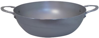 de Buyer Mineral B Hapjespan 24 cm met 2 Grepen – Plaatstaal – PFAS-vrij – Natuurlijke Antiaanbaklaag – Inductie Geschikt