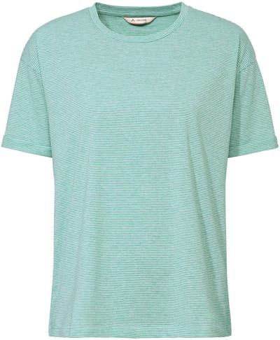 VAUDE Mineo gestreept T-shirt, functioneel shirt, dames outdoor sport-t-shirt, losse pasvorm