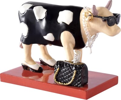 CowParade - Fashion-a-bull - Small (Als u 3 klein koopt krijgt u 1 gratis)