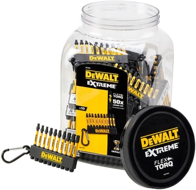 DeWalt FLEXTORQ - Schroefbit Set - 10-delig - 50mm - Pozi en Phillips