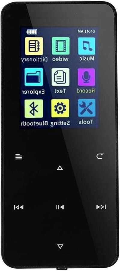 Draadloze MP3 Speler - Muziekspeler Audio Recorder - Muziek Luisteren Opnemen - HiFi Verliesvrije Geluidskwaliteit - 64GB Uitbreidbaar - Zwart