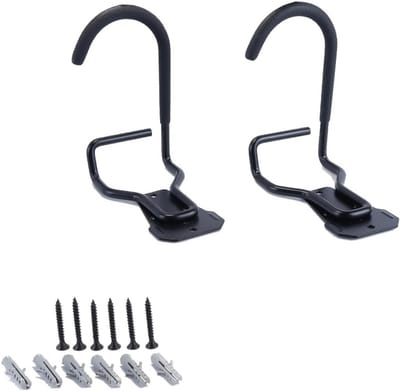 2 Stuks Fiets Wandbeugels, Stevige Fietsrek voor Garage, Duurzame Fietsopslag Haken, Ideaal voor Fietsen en Accessoires