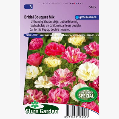 Sluis Garden - Slaapmutsje Bridal Bouquet mix, dubbelbloemig