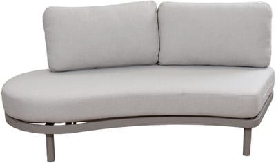Elegance/Toledo stoelkussen ca.77x48cm Panama sage 2 stuks