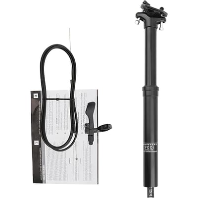 Mountainbike Zadelpen met Verstelbare Hoogte Kabelgestuurde Hydraulische Zadelpen Afstandsbediening Interne Kabel 31.6x39.5mm gray