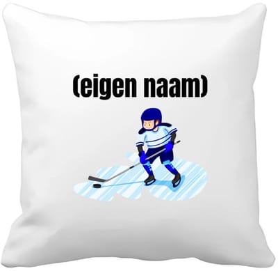 Akyol - ijshockey met eigen naam Kussen hoes - Ijshockey - atleten - iemand die houdt van ijshockey - verjaardag - cadeau - kado - 40 bij 40 cm