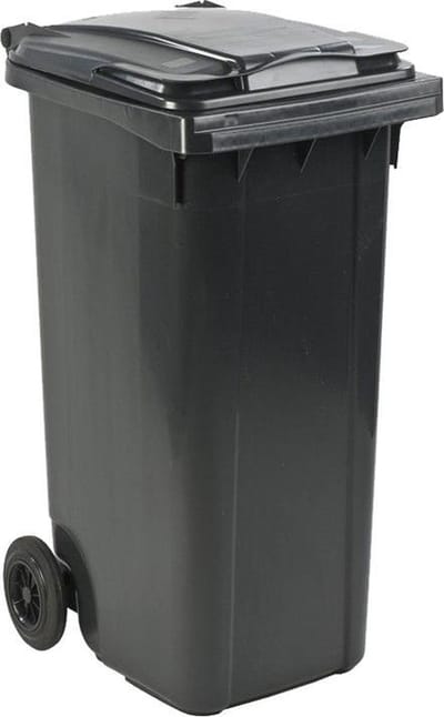 Afvalcontainer 140 liter grijs