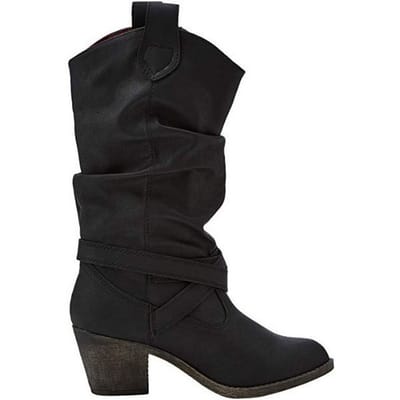 Rocket Dog Vrouwen/dames Sidestep Mid-Calf Western Boot (Zwart)