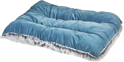 ERGANI - Dierenbed - 90 cm Blauw - Fluweel