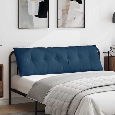 vidaXL - Rugkussen - Blauw - 200 - x - 19 - x - 50 - cm - Stof
