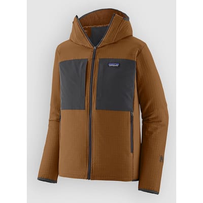 Patagonia R2 Techface Hoody Jas bruin