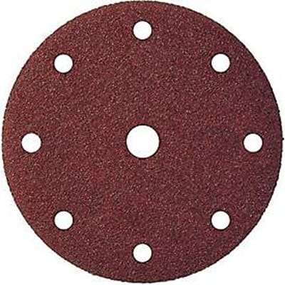 Schuurpad met klitbevestiging | GLS 1 150 mm korreling 60 | voor hout / metaal korund | Gatenaantal 8+1 | 50 stuks - 6523