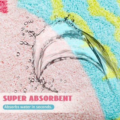 Capibara Badkamermat, Antislip Douchemat, Wasbare Badmatras, Douchekleed Voor Kinderen & Volwassenen, Schattig Dierontwerp 40x60 cm