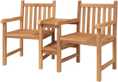 Outdoorstoel Teakhout - Tuinstoel Klapstoel - Ontspannen in de tuin - Massief teakhouten constructie