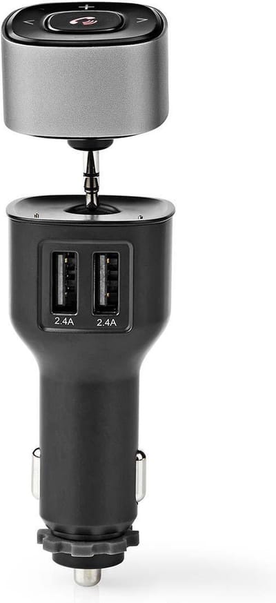 Nedis Bluetooth Multi-Adapter - Output: 1x 3,5 mm - SBC - 7 uur - Ingebouwde microfoon - Volumebediening - Automatische uitschakelfunctie - Grijs / Zwart
