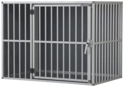 Hondenbench Extreme - Hondenhok - Kennel voor Hond - Stevige kwaliteit Aluminium - Model DL - Maat XL - Deur Rechts - 120 x 81 x 91 cm