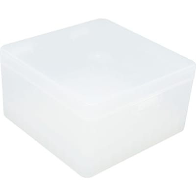 Zachte Shots Opbergdoos Plastic Transparant Zachte Shots Organizer voor EVA Schuim Spons Lange Navullingen white