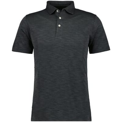 Ragman Polo Soft Knit Flame Design Easy Care Leisteen / male
