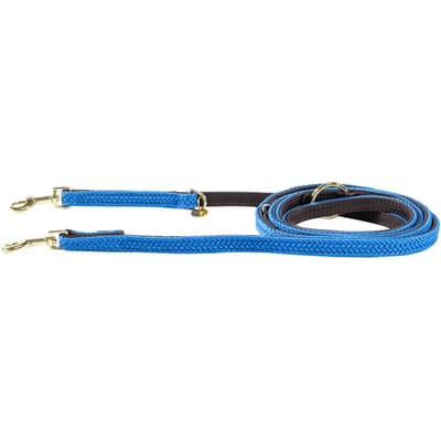Kentucky Dogwear - Gevlochten Nylon presentatielijn hond lichtblauw size S 2m