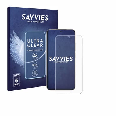Savvies - Screenprotector voor Honor X70i - Folie Beschermfolie transparant 6 Stuks