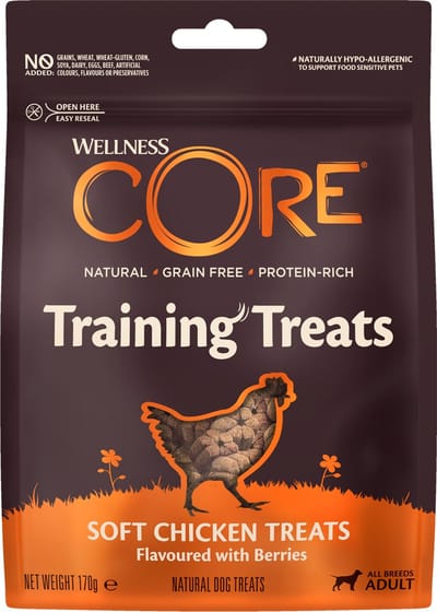 Wellness Core Training Treats Chicken Flavoured With Berries - Hondensnacks - Kip Bessen 170 g Voor Volwassen Honden Van Alle Rassen