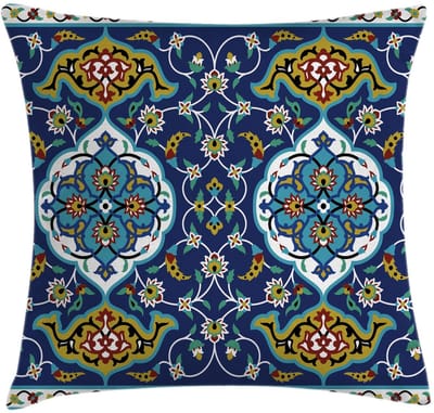 ABAKUHAUS Vintage-Kussenhoes – 50x50 cm – Dubbelzijdig bedrukt, rits, kleurvast