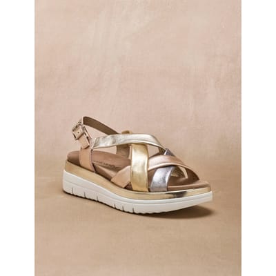 Hakken sandalen met uitneembare zool voor dames Pédiconfort