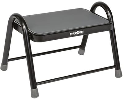 Brunner King Opstapje - Zwart - Stalen Opstapje voor Camper & Caravan - Met Antisliprubber - 150 kg Draagkracht