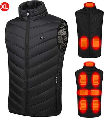 Livano Elektrische Bodywarmer - Verwarmde Bodywarmer - Heated Vest - Jas - Oplaadbaar - Heren - Maat XL