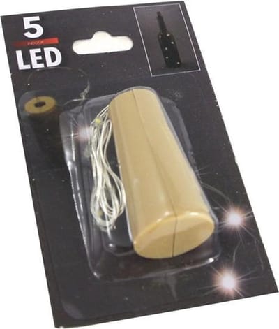 Flessenlicht | Set van 4 LED lichtketting kurken | Sfeerverlichting | Flesverlichting | Flessenlamp |bottlelight | Feestverlichting