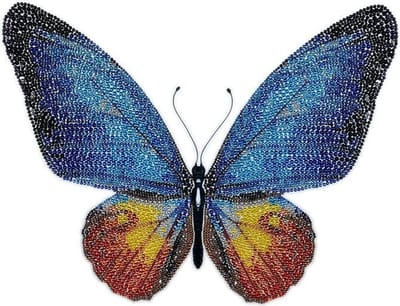 MiniArt Crafts, Blue Butterfly, 40x40 cm (nivo: standaard)