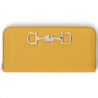 Guess Janie slok grote zip rond vrouw Amber in synthetisch materiaal met scharnier