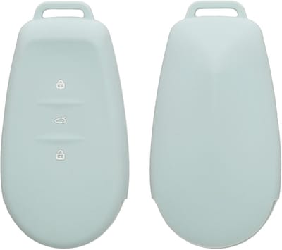 kwmobile autosleutel hoesje geschikt voor Nissan 3-Tasten 2025 N7 N7Pro N7max Autoschlüssel hoes - TPU autosleutel behuizing - Beschermende auto sleutel case - Sleuteletui in cool mint